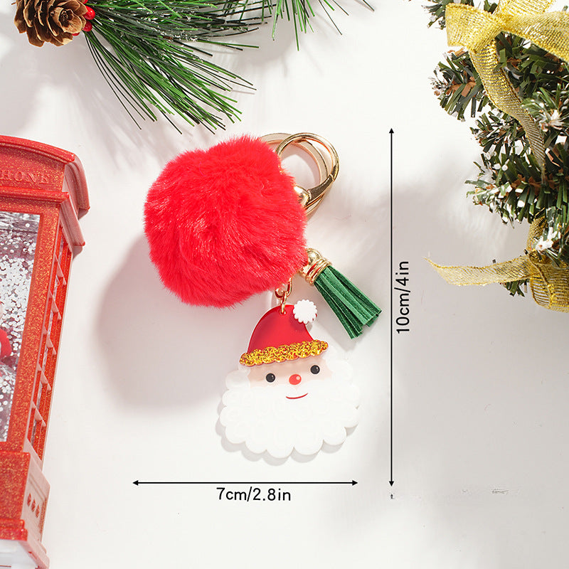 Wholesale Christmas Ball Series Acrylic Keychain